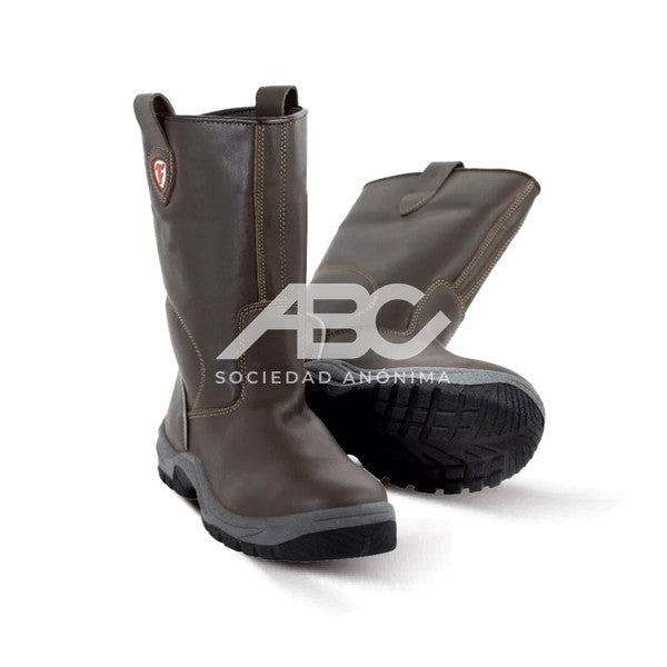 BOTA PETROLERA BIDENSIDAD CUERO FLOR MARRÓN FIRESTONE 8001FM46
