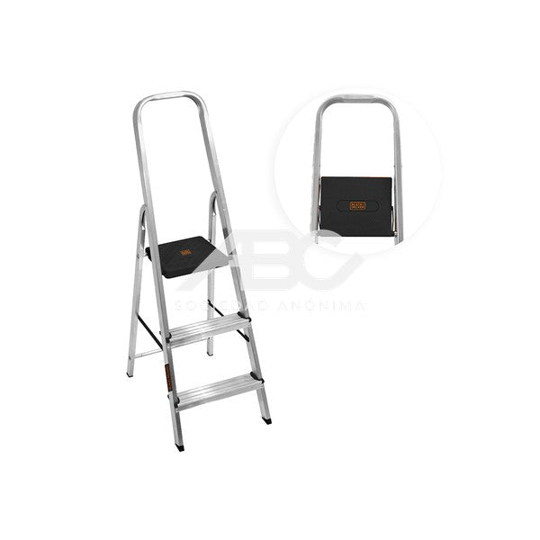 ESCALERA REFORZADA DE ALUMINIO BLACK+DECKER BXLD-ESC0003