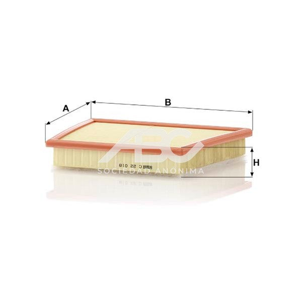 FILTRO DE AIRE LIVIANO TIPO PANEL MANN C 22 018
