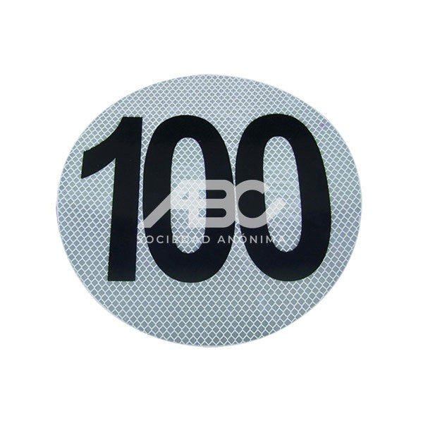 CIRCULO DE REFERENCIA PARA MAXIMA VELOCIDAD 100 X 10 3M CIRCULO 100 ** - PACK X10