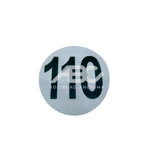 CIRCULO DE REFERENCIA PARA MAXIMA VELOCIDAD 110 X 10 3M CIRCULO 110 ** - PACK X10