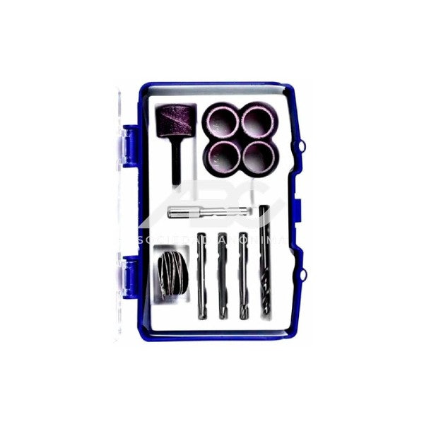 ESTE KIT DE ACCESORIOS DE 20 PIEZAS ESTÁ ESPECIALMENTE DISEÑADO PARA RESPALDAR SUS PROYECTOS DREMEL 26150733AB