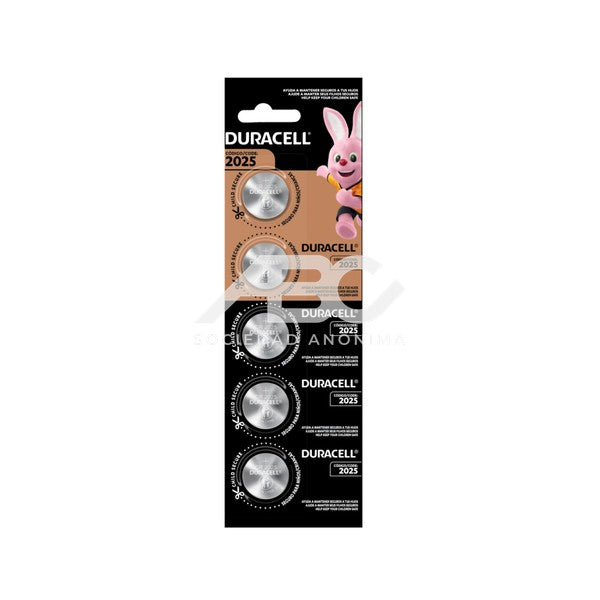 PILA BOTON DE LITIO 2025 DURACELL C&B ESPECIAL TIRA X 5UN 41333038872