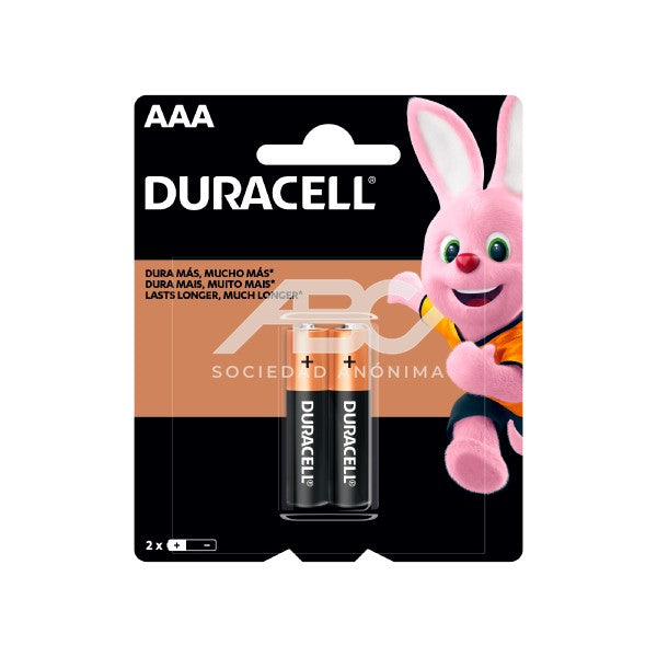 PILA DURACELL C&B ALCALINA AAA BLISTER X 2UN 41333001074