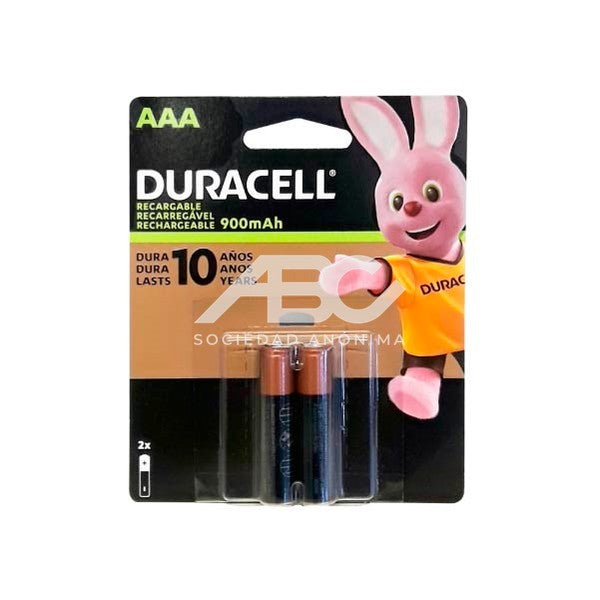 PILA RECARGABLE AAA DE 900MAH BLISTER POR 2 DURACELL 41333031170