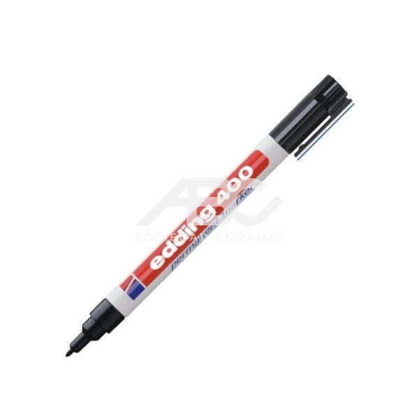 MARCADOR EDDING PERMANENTE E400, TRAZO FINO 188001 - PACK X10