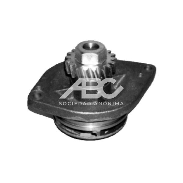 BOMBA DE AGUA FORD 14000 MWM SERIE X 10 / F/100 - C/ENGRANAJE HELICOIDAL Z18 15º DOLZ F641