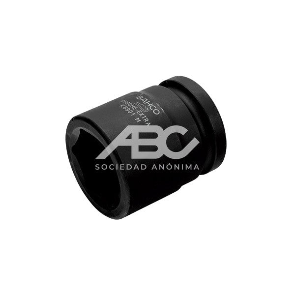 BOCALLAVES DE IMPACTO CUADRO 3/4" CON PERFIL HEXAGONAL MÉTRICO Y ACABADO FOSFATADO SERIE CORTA BAHCO K8901M-22