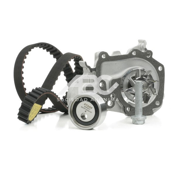 KIT DE DISTRIBUCION CON BOMBA DE AGUA R135, 1 CORREA DENTADA Y 1 TENSOR DOLZ KD066