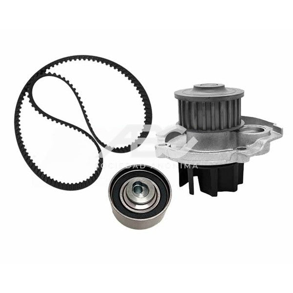 KIT DE DISTRIBUCION CON BOMBA DE AGUA S320, 1 CORREA DENTADA Y 1 TENSOR AUTOMATICO DOLZ KD141