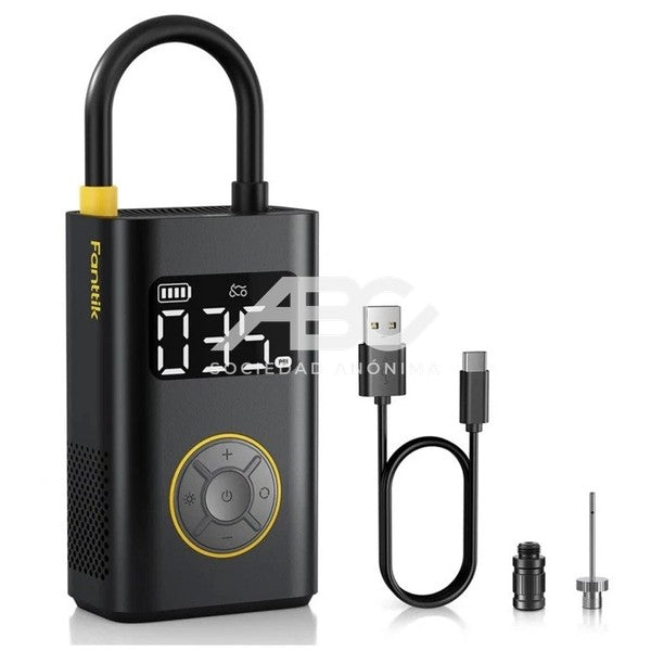 INFLADOR A BATERIA FANTTIK X9 PRO CON MANÓMETRO DIGITAL LFANT00002