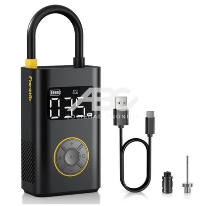 INFLADOR A BATERIA FANTTIK X9 PRO CON MANÓMETRO DIGITAL LFANT00002