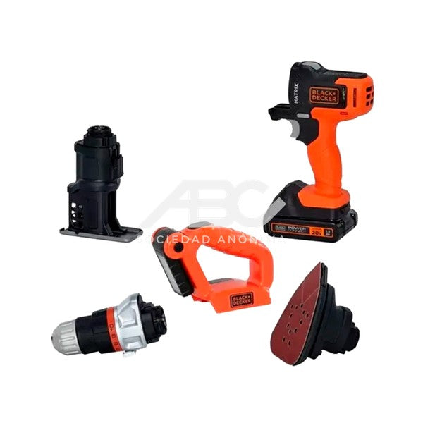 TALADRO ATORNILLADOR INALÁMBRICO DE 10MM BLACK+DECKER MTX20K6A + 1 BATERÍA DE 1.5AH + MTX20K4-AR