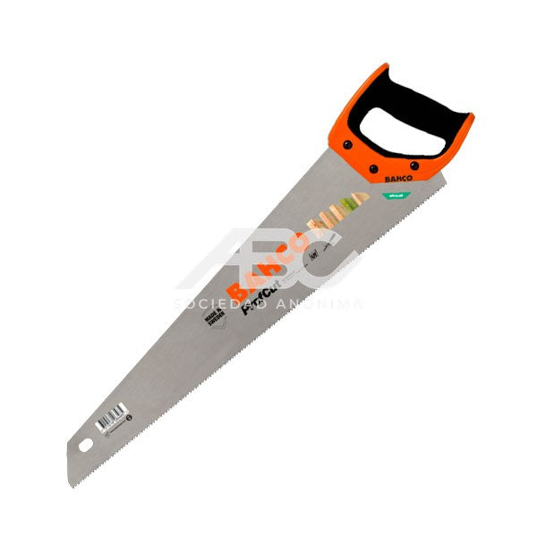 SERRUCHO UNIVERSAL CARPINTERO - 22" - 7 DIENTES/PULGADA, AFILABLE, MANGO ATORNILLADO A LA HOJA BAHCO PC-22-FILE-U7