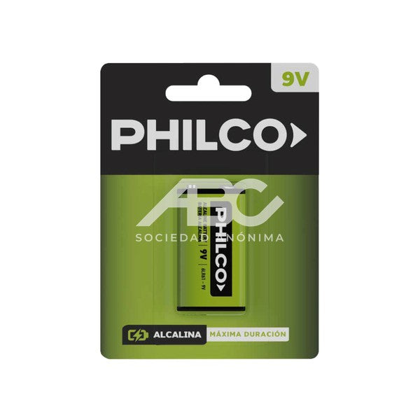 PILA / BATERIA PHILCO 9V X 1 UNIDAD 6LR61P1C1API