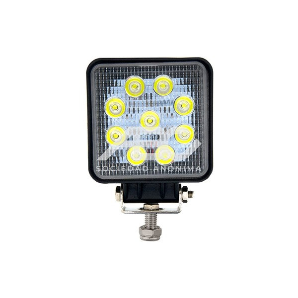 FARO LED CUADRADO - 27W - 9L - FLOOD - LUZ DE INUNDACION POLI 26162