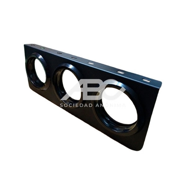PLACA DE METAL PARA FARO TRIPLE POLI 26278