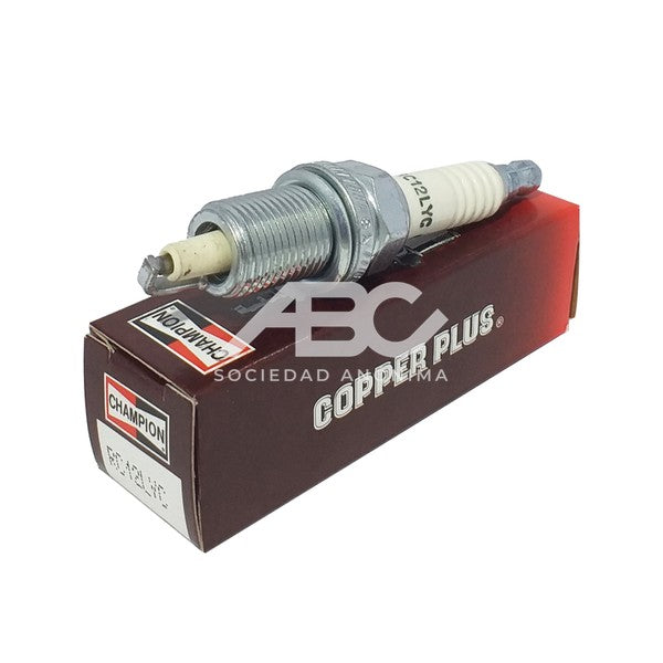 BUJÍAS CON ELECTRODO DE COBRE CON RESISTOR - FR10DCX - ERC12LYC CHAMPION