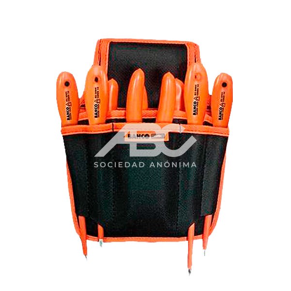 SET DE 7 HERRAMIENTAS AISLADAS P/1000V: / DETALLE DE COMPOSICION : 8071SA - 2621S180A BAHCO S1000V-7