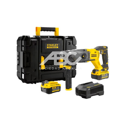 COMBO ROTOMARTILLO 22 MM SDS PLUS, SIN CARBONES STANLEY SBH900M2K-AR