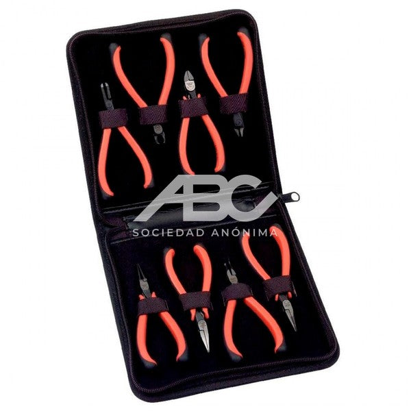 JUEGO DE ALICATES Y CORTADORES MECANICOS DE PRECISION ERGO 8 PIEZAS BAHCO 9733