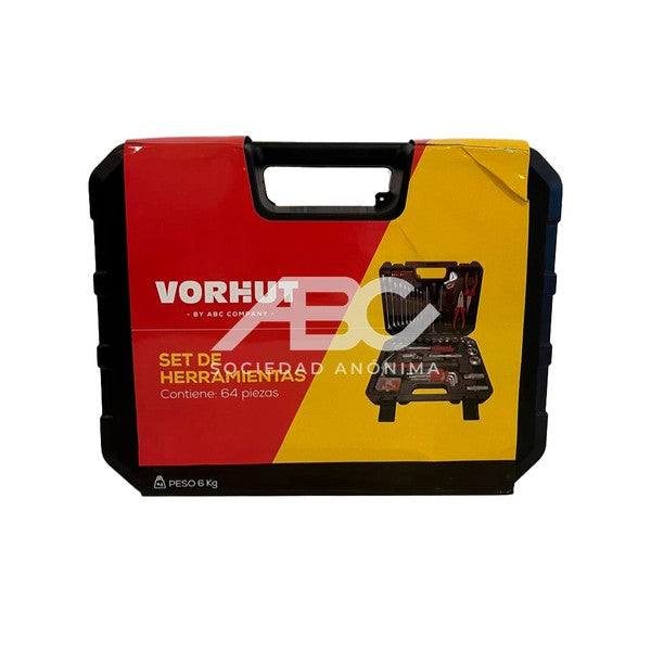 SET DE HERRAMIENTAS VORHUT 64 PIEZAS SETVORHUT64