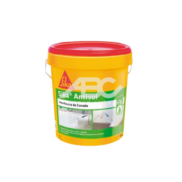 ANTISOL® NORMALIZADO - MEMBRANA DE CURADO EN EMULSIÓN LISTA PARA USAR BALDE 20 LT SIKA 101444