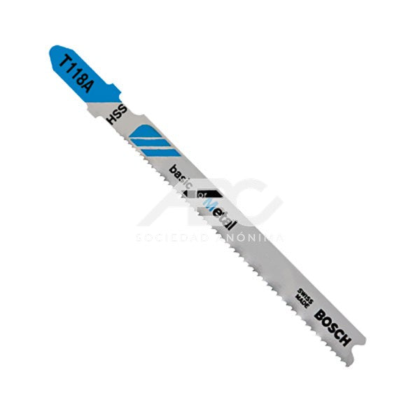 HOJA DE CALAR - T118A - METAL - X 5U BOSCH 2608668145