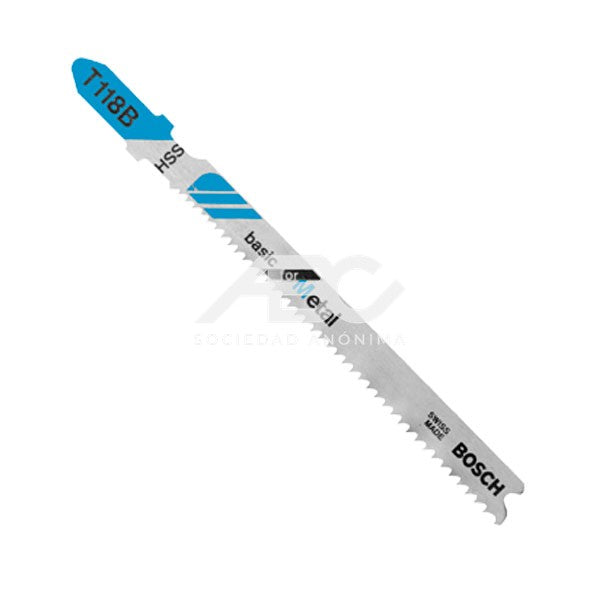 HOJA DE CALAR - T118B - METAL - X 5U BOSCH 2608668146