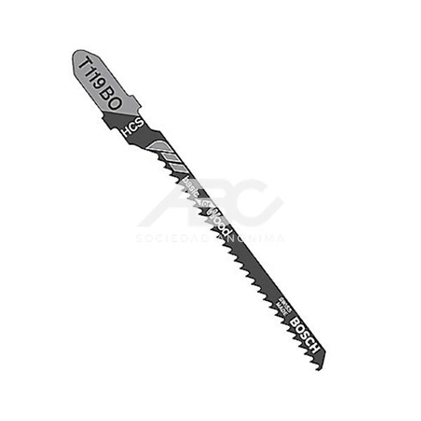 HOJA DE CALAR - T119BO - MADERA - X 5U BOSCH 2608630310