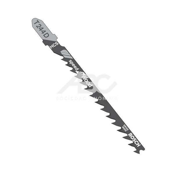 HOJA DE CALAR - T244D - MADERA (CORTE RÁPIDO) - X 5U BOSCH 2608667302