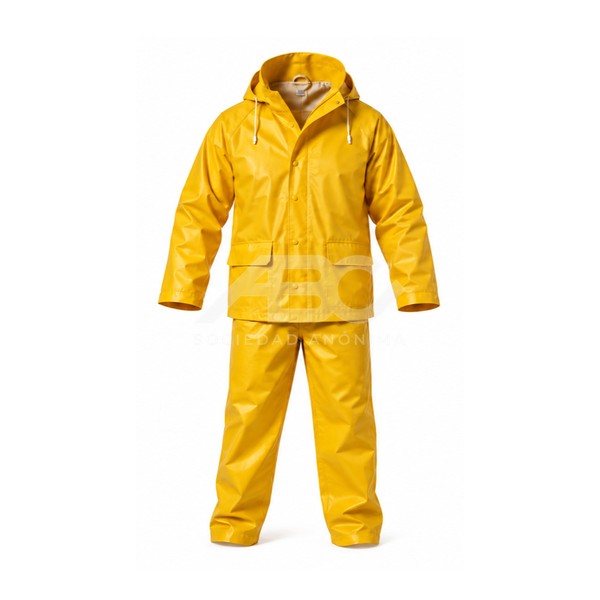 TRAJE DE LLUVIA AMARILLO IMPERMEABLE ULTRA TRAJEDELLUVIAL