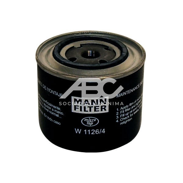 FILTRO DE ACEITE ALFA ROMEO FIAT MANN W 1126/4