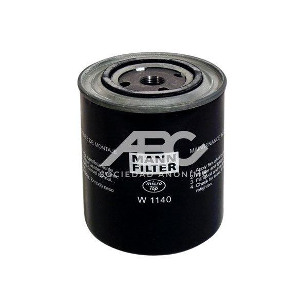 FILTRO DE ACEITE FIATALLIS/GEOTECH/HITACHI FIATAGRI (CNH GLOBAL) NEW HOLLAND MANN W 1140