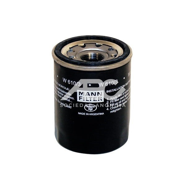 FILTRO DE ACEITE CHEVROLET FIAT HONDA ISUZU KIA MOTORS MAZDA MITSUBISHI NISSAN PROTON MANN W 610/3