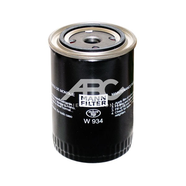 FILTRO DE ACEITE CATERPILLAR MASSEYFERGUSON TRAKTOREN NEW HOLLAND CHEVROLET FORD MANN W 934