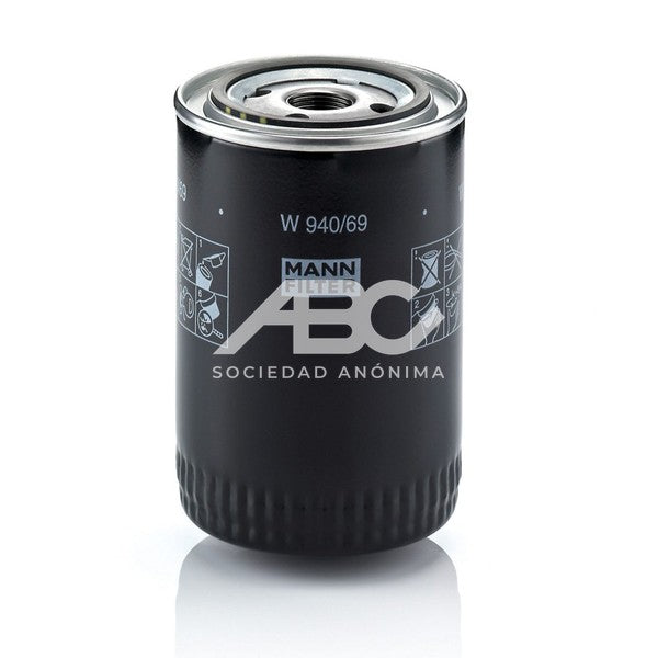 FILTRO DE ACEITE IVECO (UE10) MANN W 940/69