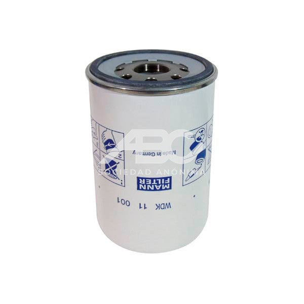 FILTRO DE COMBUSTIBLE VOLVO BUS VOLVO TRUCKS B11R MOTOR D11C AÑO 2011--> MANN WDK 11 001