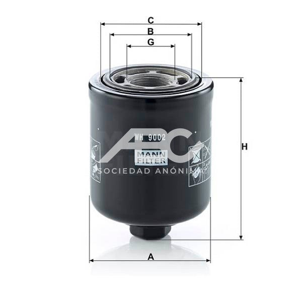FILTRO DE ACEITE JHON DEERE MANN WH 9002