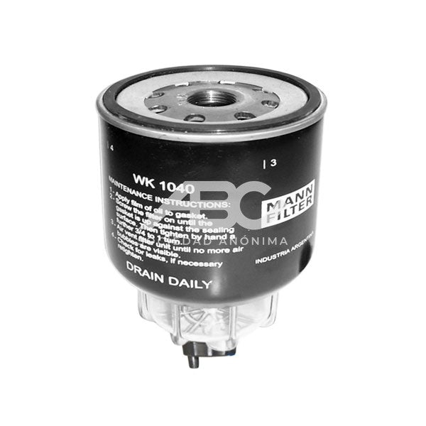 FILTRO DE COMBUSTIBLE AGRALEDEUTZ CHEVROLET AGRALEDEUTZ IVECO MERCEDESBENZ (DAIMLER AG) VW MANN WK 1040