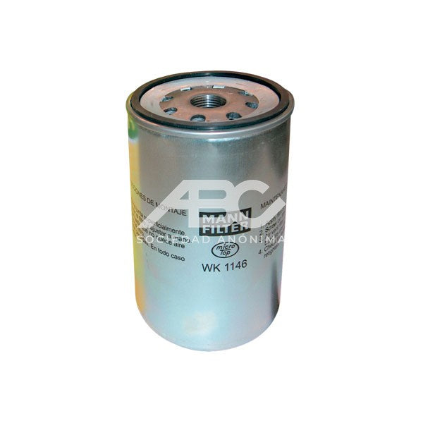 FILTRO DE COMBUSTIBLE IVECO MERCEDESBENZ (DAIMLER AG) MANN WK 1146