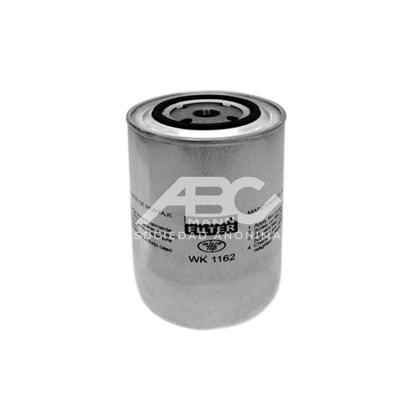 FILTRO DE COMBUSTIBLE FIATALLIS/GEOTECH/HITACHI FIATAGRI (CNH GLOBAL) NEW HOLLAND IVECO MANN WK 1162