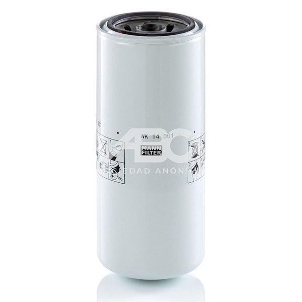 FILTRO COMBUSTIBLE PESADO TIPO UNIDAD SELLADA MANN WK 14 001