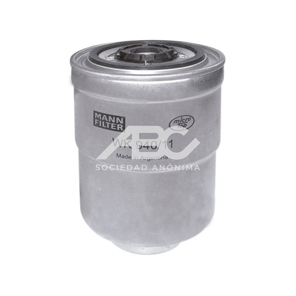 FILTRO DE COMBUSTIBLE HYSTER HYUNDAI MITSUBISHI ASIA MOTORS DAIHATSU HYUNDAI ISUZU KIA MOTORS MANN WK 940/11 X