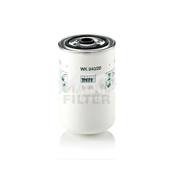 FILTRO DE COMBUSTIBLE RENAULT TRUCKS (RVI) MANN WK 940/20