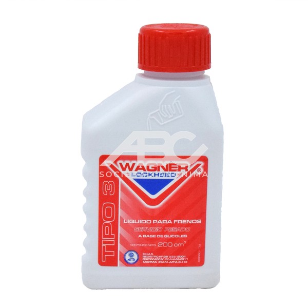 LIQUIDO DE FRENOS DOT3 36X200CC WAGNER 109360
