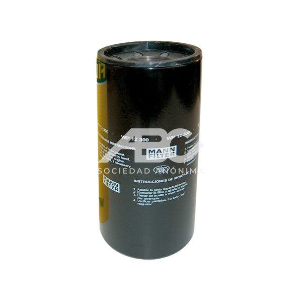 FILTRO DE ACEITE AGRALEDEUTZ BOMAG CASE CONSTRUCTION CASEIH (CNH GLOBAL) CHAMPION CUMMINS MANN WP 12 300