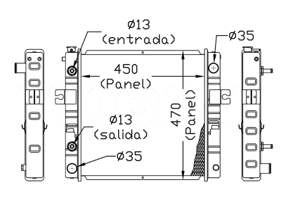 CATERPILLAR-RADIADORES-RA CATERPILLAR AUTOELEVADOR THERMIUM -  CONSULTAR STOCK