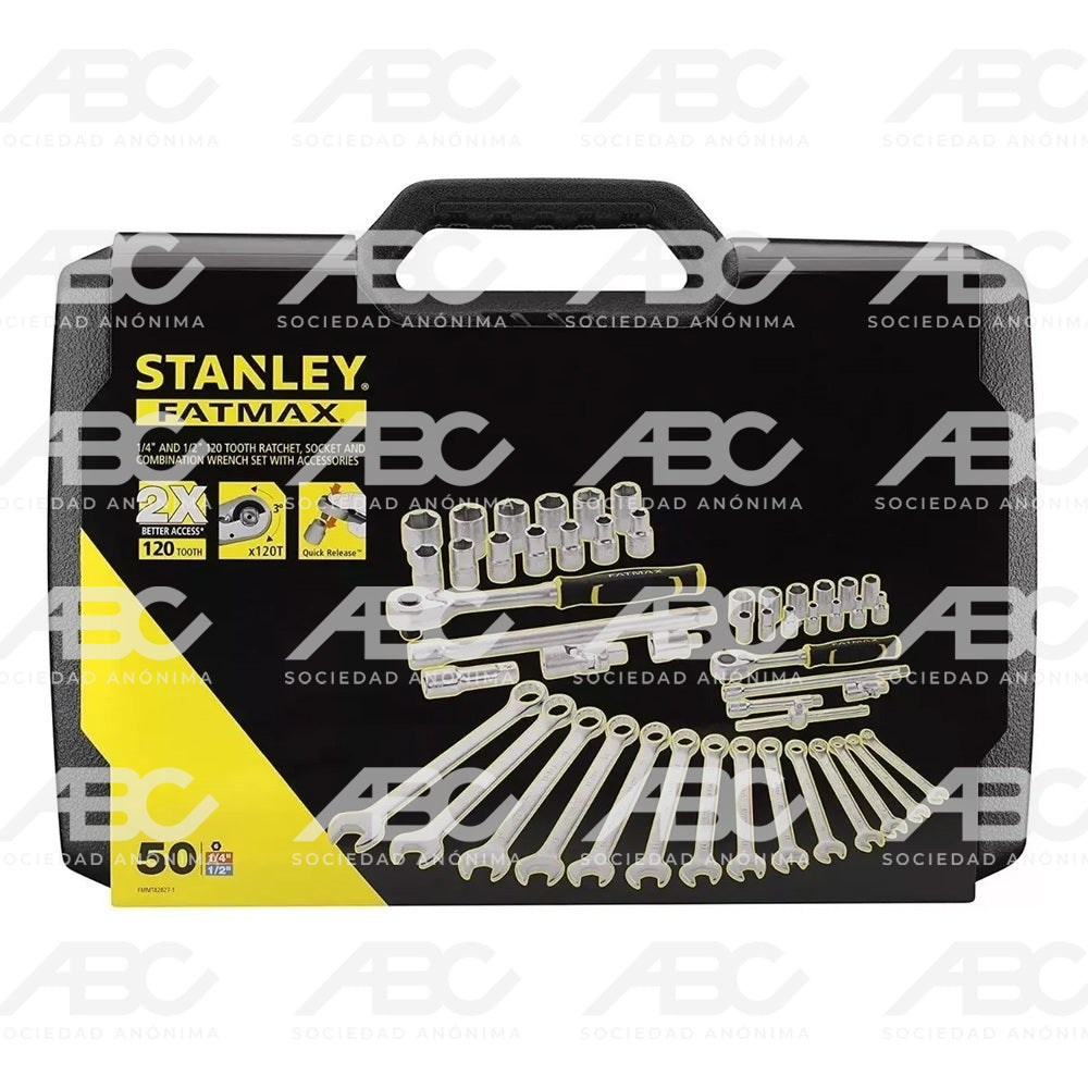 SET MULTIHERRAMIENTAS MANUAL 50 PIEZAS STANLEY FMMT82827-1