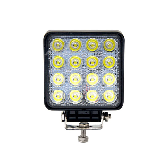FARO LED CUADRADO (AZUL) - 48W - 16L - FLOOD - LUZ DE INUNDACION